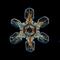 snowflake crystal natural Royalty Free Stock Photo