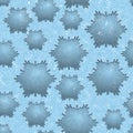 Snowflake cut of paper seamless vector Royalty Free Stock Photo