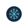 Snowflake doodle icon