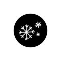 Snowflake doodle icon