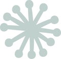 Snowflake Doodle Icon