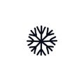 Snowflake doodle icon