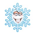 SnowFlake Emoticon - Smug