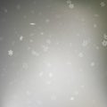 Snowflake flying, card or banner with snow elements, flakes confetti scatter. Cold weather winter symbols. EPS 10