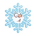 Snowflake Head - Winking