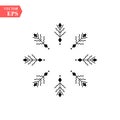 Snowflake icon. Christmas and winter theme. Simple flat black illustration on white background.