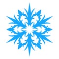 Snowflake Icon. vector illlustration.
