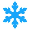 Snowflake Icon. vector illustration.