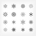 Snowflake icons