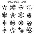 Snowflake icons