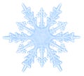 Snowflake isolated on a white background