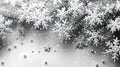 Snowflake Layers: Christmas Background with Varying Shapes, Sizes, and Transparency Gradient from Gray to White
