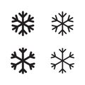 Snowflake line icon. snow icon isolated on white background. Symbol of winter, frozen, frost Royalty Free Stock Photo