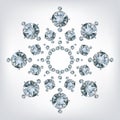 Snowflake made a lot of from diamonds.