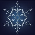 Snowflake made a lot of from diamonds.