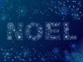 Snowflake Noel illustration