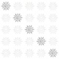 Snowflake ornament winter snow background silver white