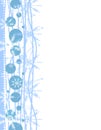 Snowflake Ornaments Border