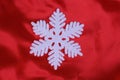 Snowflake on the red