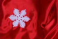 Snowflake on the red