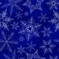 Snowflake Seamless Pattern