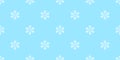 Snowflake seamless pattern Christmas vector snow Xmas Santa Claus scarf isolated repeat wallpaper tile background illustration gif Royalty Free Stock Photo