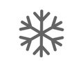 Snowflake simple icon