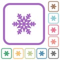 Snowflake simple icons