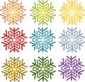 Snowflake simple illustration symbol