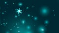 snowflake six star twelve branch short thorn wing falling ice dust particles element for Christmas festival