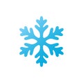 Snowflake - vector icon. Christmas symbol. Winter snowflake isolated