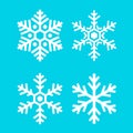 Snowflake vector icon Royalty Free Stock Photo