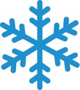 Snowflake winter icon Royalty Free Stock Photo
