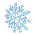 Snowflaked cartoon icon Royalty Free Stock Photo