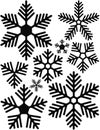 Snowflakes Royalty Free Stock Photo