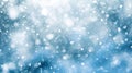 Snowflakes Adrift on a Glittering Snowy Backdrop, isolated on white background