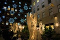 Snowflakes and Angels Rockefeller Center Royalty Free Stock Photo