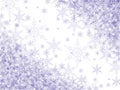 Snowflakes background