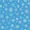 Snowflakes background