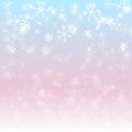 Snowflakes background