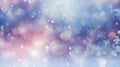 Snowflakes blur winter background