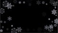 Snowflakes Christmas Background.