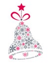 Snowflakes Christmas Jingle Bell Royalty Free Stock Photo