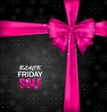 Snowflakes Dark Background for Black Friday Sales