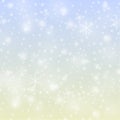 Snowflakes falling background