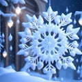 Snowflakes icicles ornaments christmas wallpaper