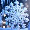 Snowflakes icicles ornaments christmas wallpaper