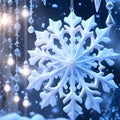 Snowflakes icicles ornaments christmas wallpaper