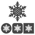 Snowflakes icon - icons set