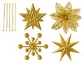 Snowflakes, Isolated Christmas Hanging Decoration, Snow Flakes Royalty Free Stock Photo